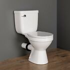 MaceratingFlo Rear Outlet Toilet With Tank Powerful Flush & Space-Saving Design