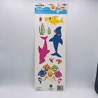 BABY SHARK WALL STICKERS Room DECALS Removable Sheet of 9 Nursery Kids Pinkfong