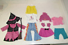 American Girl Doll Lot 12 Piece Clothing Witch, Isabelle Grace Beanie Skirt Jean