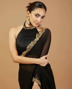 Bollywood Inspired Saree Designer Saree Blouse Party Wear Saree Indian Outfits