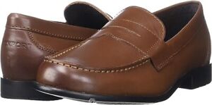 ROCKPORT CLASSIC LOAFER PENNY DK BROWN MEN SHOES Size 12W