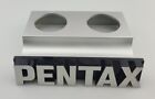 RARE Vintage Pentax Silver Camera Lens Store Display Stand 54mm Japan