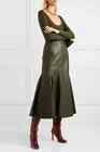 Real Lambskin Genuine Skirt Leather Designer New Stylish Women's Handmade