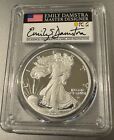 2021 W PCGS Gem Proof American Silver Eagle Type 2 Emily Damstra Signed **Mint++
