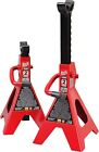 BIG RED AT42002R Torin Steel Car Jack Stands: 2 Ton (4,000 lb), Red, 1 Pair