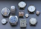 Lot of (10) Mechanical Watches Bulova Seiko Timex AS IS NEEDS TLC