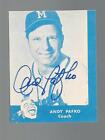 Andy Pafko Signed Auto 1960 Lake To Lake Reprint Baseball Card Autograph