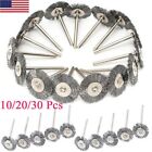 Stainless Steel Wire Brush Set For Dremel Rotary Tool die grinder flat wheel cup