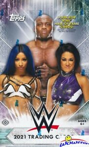 2021 Topps WWE Factory Sealed HUGE Factory Sealed HOBBY Box-2 HITS-AUTO-144 Card
