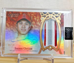 2022 Topps Dynasty Shohei Ohtani 5/10 On Card Auto 3 Color Patch (Topps Sealed)