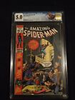 🕸️Amazing Spider-Man #96 CGC 5.0 Custom  Label Drug Story Not Approved By CCA🕸