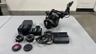 Sony PXW FS5 | Damaged but Mostly Works | EF to E Adapters | 5 Batteries