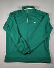 Masters Collection Quarter Zip Long Sleeve Green Pullover Size X-Large