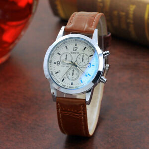 Men's Wrist Watches Belt Sport Quartz Hour Wrist Analog Watch Quartz Watch