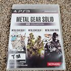 Metal Gear Solid HD Collection (Sony PlayStation 3, PS3 2011) Complete w/ Manual