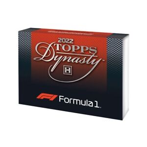 2022 Topps Formula 1 Dynasty Box 1 encased autograph/patch card per box