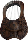 Rosewood Handmade Lyre Harp 10 Metal Strings/ Lyre Harp 10 Strings/Lyra Harp