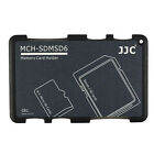 Memory Card Holders fits 2 SD Cards + 4 Micro SD Cards JJC MCH-SDMSD6GR case