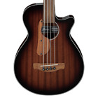 Ibanez AEGB24FEMHS Fretless Acoustic Electric Bass Guitar, Mahogany Sunburst