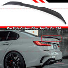 FOR 19-24 BMW G20 330i G80 M3 COMPETITION STYLE CARBON FIBER TRUNK SPOILER WING (For: BMW M340i)