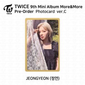 Twice Jeongyeon Official More And More Official Pre Order Photocard Version C