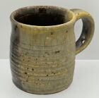 Studio Art Pottery Clay Coffee Mug Glaze Stoneware Signed Gorgeous