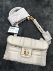 Kate Spade Evelyn Quilted Leather Small Shoulder Crossbody Cream Ivory New NWT