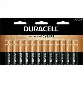 Duracell Coppertop AA Battery with POWER BOOST, 24 Pack . Free 🚢