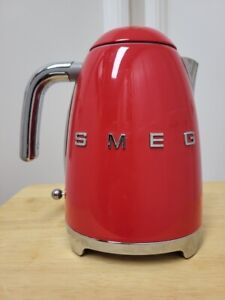 Smeg Red Stainless Steel 50's Retro Variable Temperature Kettle, model KLF03