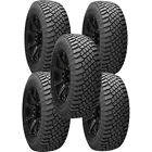 (QTY 5) 33x12.50R20LT Atturo Trail Blade X/T 114Q LRE Black Wall Tires