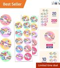 New ListingVersatile Unicorn Sticker Set - 200 Self-Adhesive Stickers for Kids' Activities