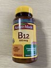 Nature Made Vitamin B12 500 mcg Energy/Metabolism/Brain 200 Tablets Exp 05/2025