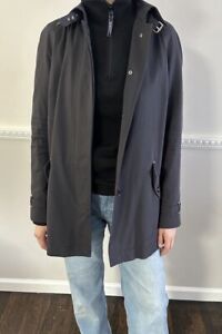 Massimo Dutti Women’s Trench Style Jacket Navy Size M