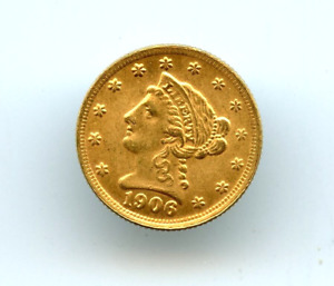 New Listing1906 $2 1/2 Liberty Head Gold Coin UNCIRCULATED! LOOK! NO RESERVE!