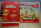 used Super Mario Bros. Wii (Nintendo Wii, 2009) UnTested Disc & Case Read Disc.!