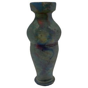 New ListingHandmade Pottery Raku Bud Vase - 6