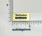 Gold Technics Turntable Logo Badge For Dust Cover Custom Made Aluminum