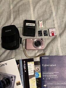 New ListingSony Cyber-shot DSC-W120 7.2MP Digital Camera - Rare Pink WORKING