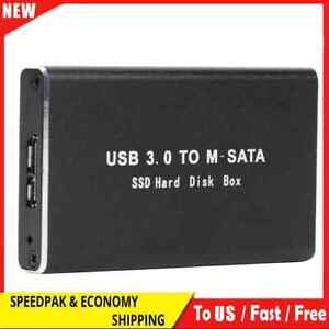 USB 3.0 to mSATA Adapter Hard Disk HDD Case External SSD Hard Drive Enclosure