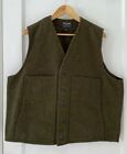 C.C. Filson Mackinaw Wool Vest Excellent Condition Mens XL Dark Green