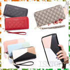 Womens Lady Wallet RFID Blocking Leather Credit Card Phone Holder Travel Purse