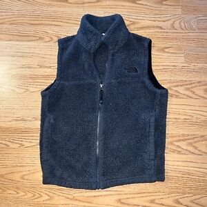 The North Face Vest Fleece Black Boys Youth Size Medium 10/12