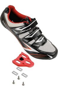 US 9 Venzo Road Bike For Shimano SPD SL Look Cycling Bicycle Shoes& Cleats 43