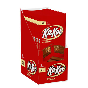 KIT KAT Milk Chocolate, Bulk, Individually Wrapped XL Wafer Candy Bars, 4.5 oz (