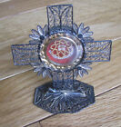 Saint Maria Goretti Relic Reliquary .800 Silver Filigree