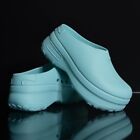 Adidas Original Stan Mule Women's Rain Slide Wedge Rubber Foam Sandals Teal #051
