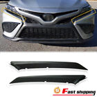 Front Bumper Grille Headlight Trim Molding Set For Toyota Camry SE/XSE 2018-2021 (For: 2021 Toyota Camry XSE)