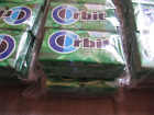 Orbit Spearmint Sugar Free Chewing Gum, 36 Sealed individual Packs, collectible