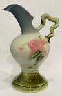 Vintage Hull Pottery Woodland Pink Flower Ewer Pitcher Vase W-6 Excellent Cond