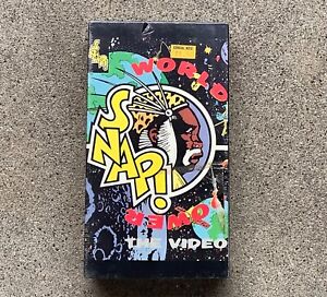 Snap - World Power The Video (VHS, 1991) New Sealed Hip Hop Funk Gospel BMG HTF
